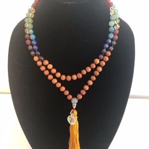 Handcrafted Chakra 108 Mala Beads
